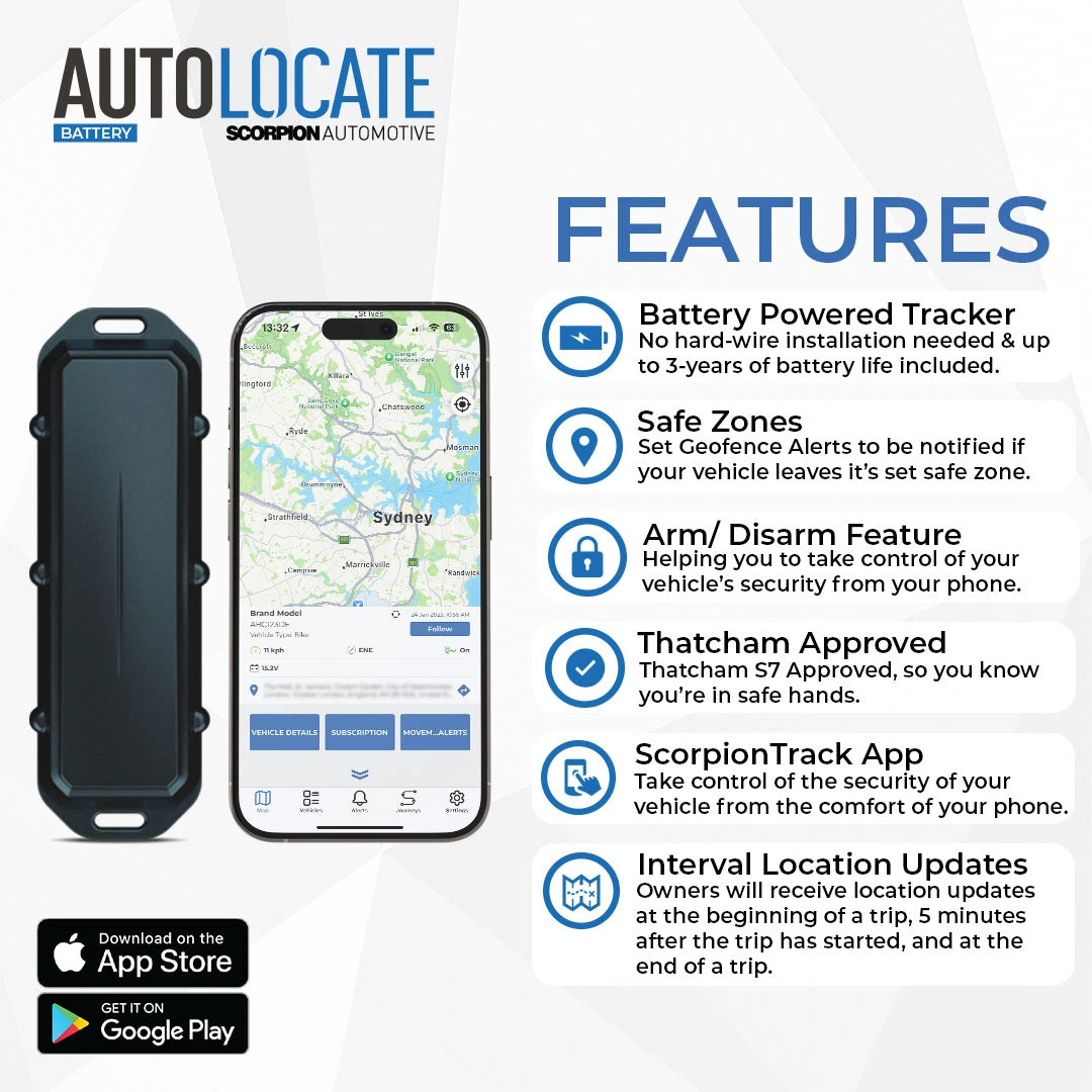 Autolocate Battery GPS Tracker