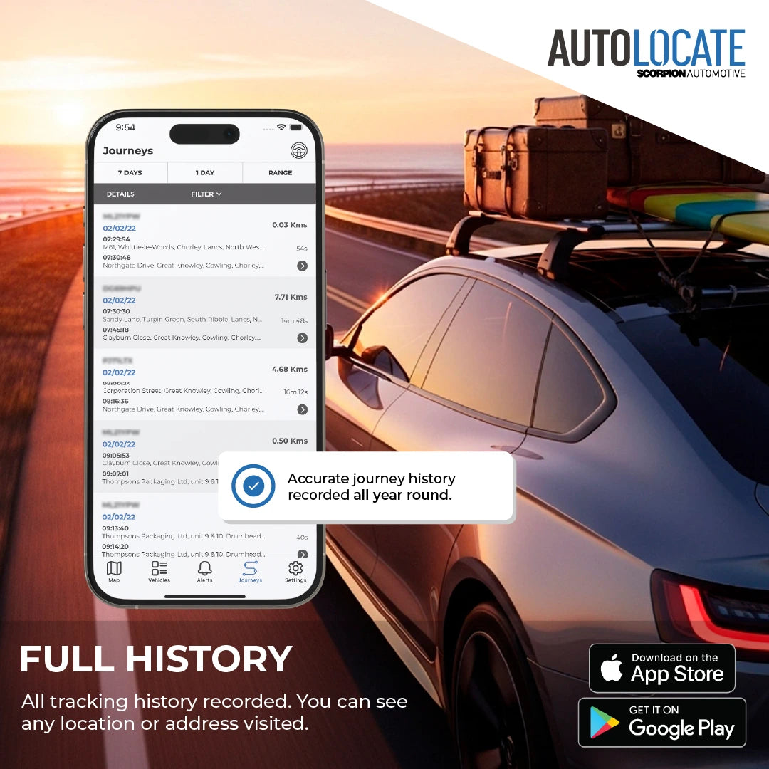 Autolocate Full History - Trackershop Australia