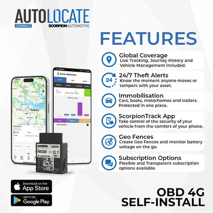 Autolocate OBD Features - Trackershop Australia