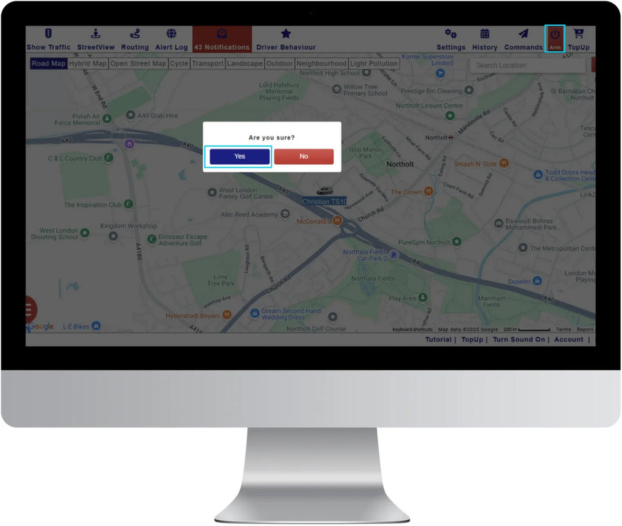 Mapping Panel Arming Device - Trackershop